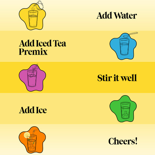 Teazy Lemon Iced with tangy flavourful squeezed lemons